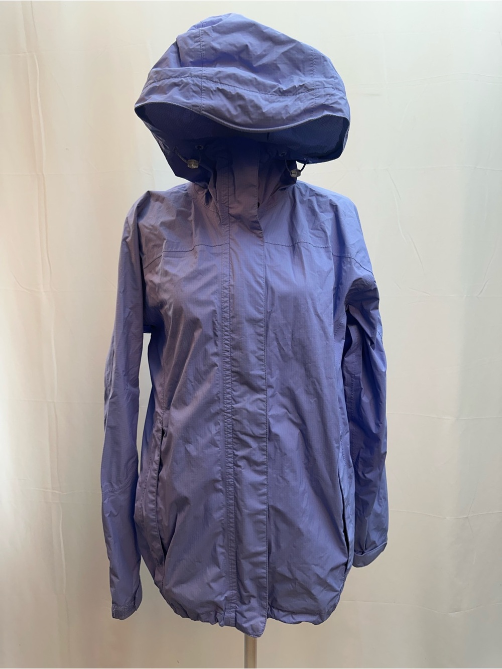 L.L. Bean Vintage Lavender Hooded Rain  Coat S